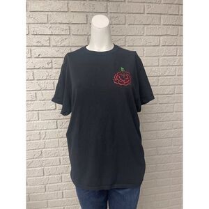 Cactus & Skill Black Graphic “Have A Nice Day” T-Shirt Size M